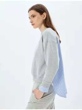 Толстовка KOTON Sweatshirt, серый