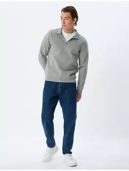 Толстовка KOTON Sweatshirt, серый