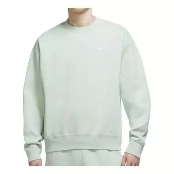 Толстовка lab nrg fleece crew round neck pullover light blue Nike, голубой