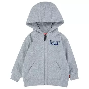 Толстовка Levis Logo Full Zip, серый