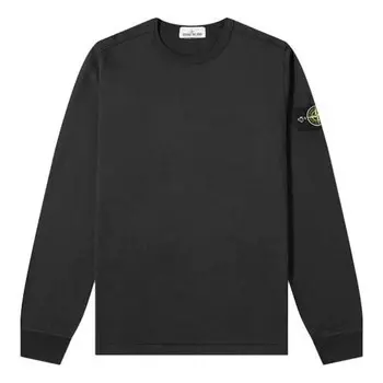Толстовка lightweight crew sweatshirt 'black' Stone Island, черный