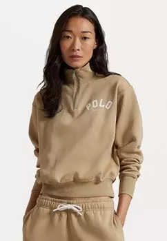 Толстовка LOGO FLEECE QUARTER ZIP Polo Ralph Lauren, коричневый