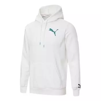 Толстовка logo printing casual sports pullover white Puma, белый