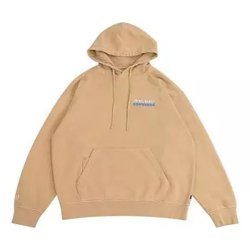 Толстовка logo skate hoodie 'tan' Converse, бежевый