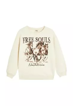 Толстовка LONG SLEEVE Koton, бежевый