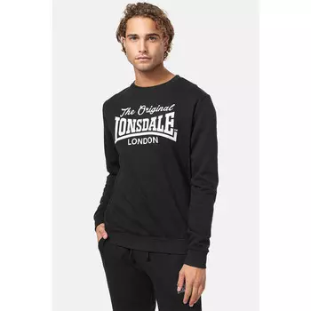 Толстовка Lonsdale, черный/белый