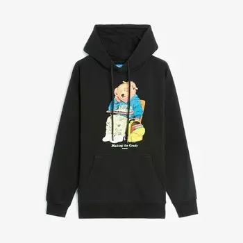 Толстовка Making The Grade Bear Hoodie 'Washed Black' Market, черный