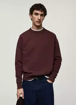Толстовка Mango, бордовый
