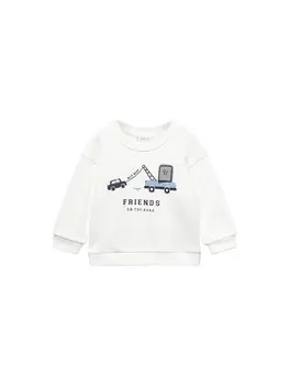 Толстовка MANGO KIDS, белый