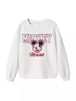Толстовка MANGO KIDS Varsity, белый