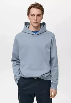 Толстовка Mango, светло-голубой