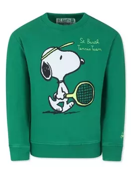 Толстовка MC2 Saint Barth Kids x Snoopy Peanuts, зеленый