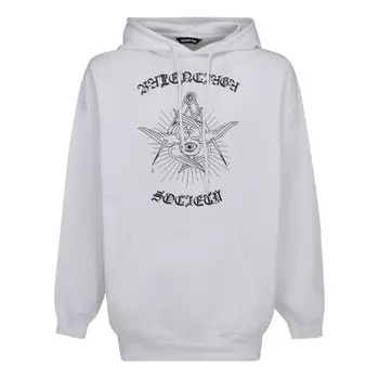 Толстовка men's alphabet printing white Balenciaga, белый