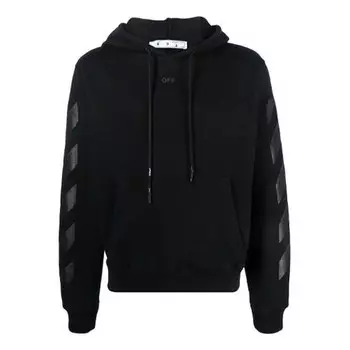 Толстовка men's fw21 arrow pattern detail black Off-White, черный