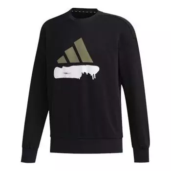 Толстовка men's o2 swt bos sports stylish black Adidas, черный