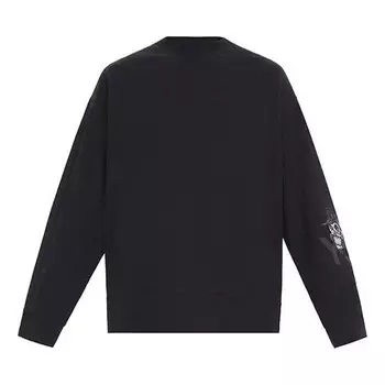 Толстовка men's y-3 arm skeleton pattern loose casual black Adidas, черный