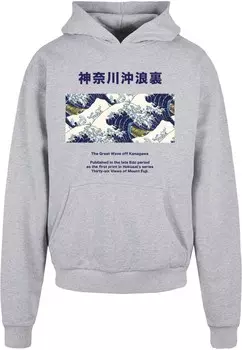 Толстовка Merchcode APOH - Hokusai 36, серый