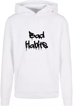 Толстовка Merchcode Bad Habits, белый