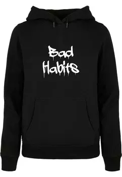 Толстовка Merchcode BAD HABITS, черный