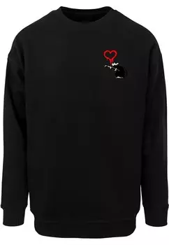 Толстовка Merchcode Banksy - Love Rat, черный