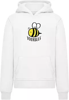 Толстовка Merchcode Bee Yourself, белый