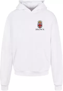 Толстовка Merchcode BROWN UNIVERSITY, белый