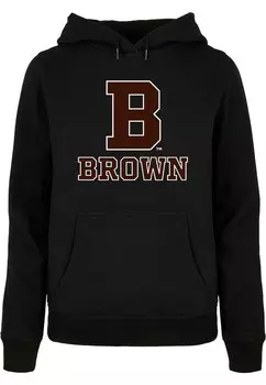 Толстовка Merchcode BROWN UNIVERSITY, черный
