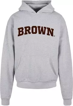 Толстовка Merchcode BROWN UNIVERSITY, пятнистый серый
