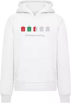 Толстовка Merchcode Christmas Gifts Loading, белый