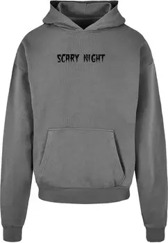 Толстовка Merchcode Halloween - Scary Night, цвет Grey/Light grey