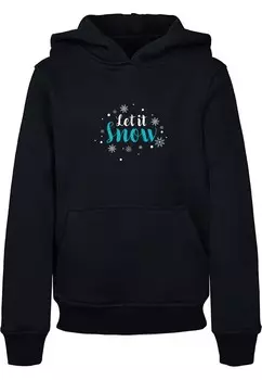 Толстовка Merchcode Let It Snow, черный