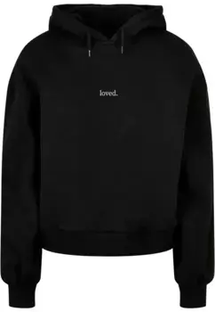 Толстовка Merchcode "Женская толстовка Merchcode Ladies Love Organic Oversized с капюшоном ", черный