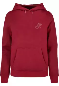 Толстовка Merchcode "Женская женская толстовка Merchcode Cherry Basic с капюшоном ", цвет Burgundy