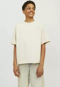 Толстовка Mit Rundhals Jack & Jones, кремовый