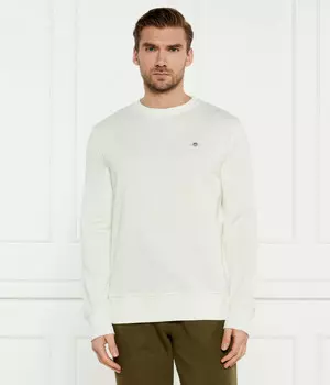 Толстовка мужская Gant однотонная базовая, белый