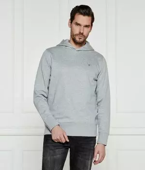 Толстовка мужская Gant с капюшоном, серый