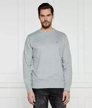 Толстовка мужская Gant с круглым вырезом, серый