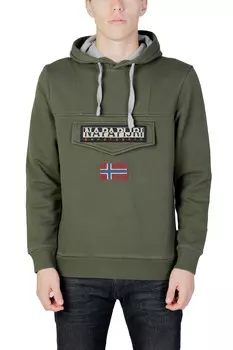 Толстовка мужская Napapijri с нагрудным карманом, зеленый