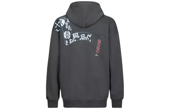 Толстовка мужская серая Evisu, серый