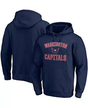 Толстовка мужская темно-синяя с капюшоном washington capitals team victory arch Fanatics, синий