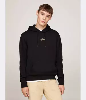 Толстовка мужская Tommy Jeans однотонная, черный