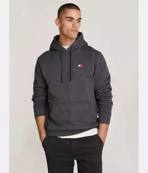 Толстовка мужская Tommy Jeans с логотипом бренда, серый