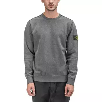Толстовка мужская угольно-серая Stone Island, серый
