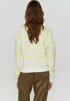 Толстовка MYRA STRIPE Nmph, светло-зеленый