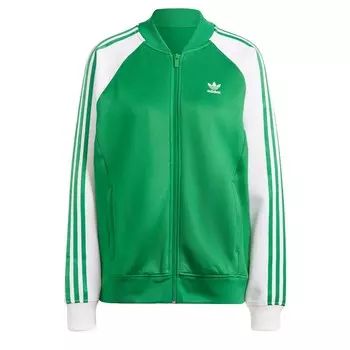 Толстовка на молнии Adidas Adicolor Classics, зеленый