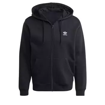 Толстовка на молнии Adidas Trefoil Essentials, черный