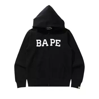 Толстовка на молнии BAPE, цвет Черный