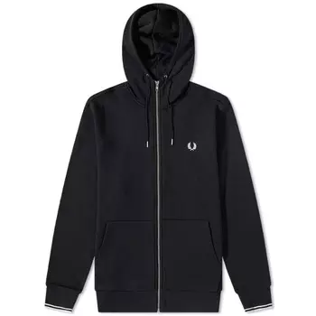 Толстовка на молнии Fred Perry, черный