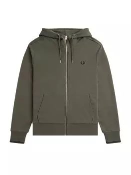 Толстовка на молнии Fred Perry, зеленый