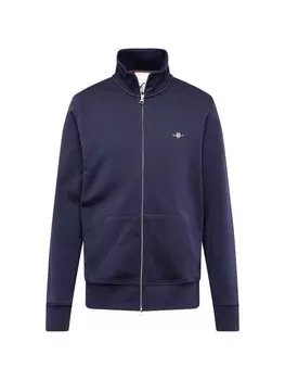 Толстовка на молнии Gant, морской синий